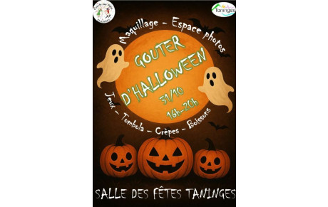 Gouter Halloween - Organisé par le Comité des Fêtes de Taninges