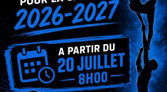 Ouvertures des inscriptions Lundi 20 Juillet à 8h00